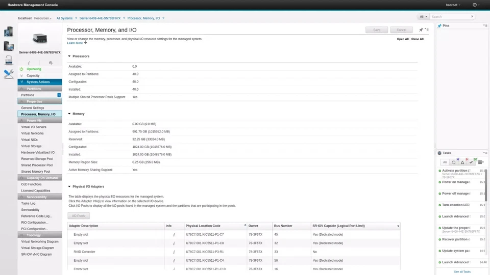 IBM Power E850C 4U Server 8408-44E 4x 10C Power8 1024GB RAM 8x 2.5" +4x 1.8" Bay - Image 2 of 4
