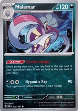 138/197 MALAMAR | UNCOMMON | OBSIDIAN FLAMES POKEMON CARD