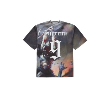 ウェア Supreme Frazetta Soccer Jersey Death Supreme Frank Frazetta Soccer Jersey (FW24) - $118