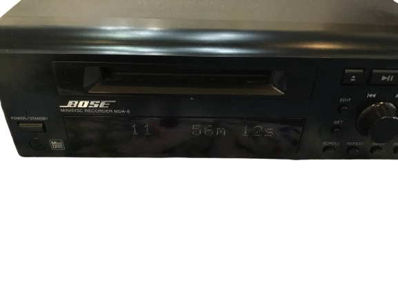 BOSE MDレコーダー「MDA-8」 BOSE MDA-8 MD Deck MiniDisc Recorder Black Audio Equipment Very