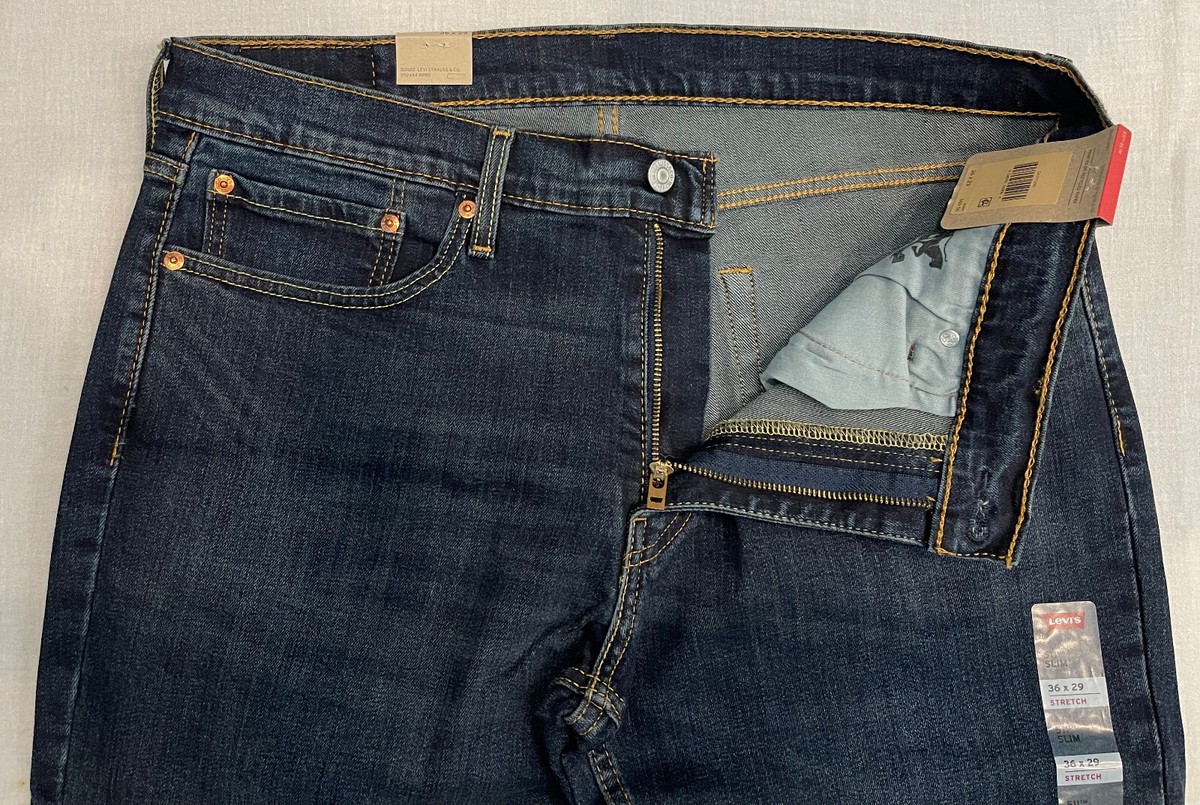 Levis 511 Mens Slim Fit Stretch Jeans 36X29 Dark Blue W36L29 Levis 511 Mens Slim Fit Stretch Jeans 36X29 Dark Blue W36L29