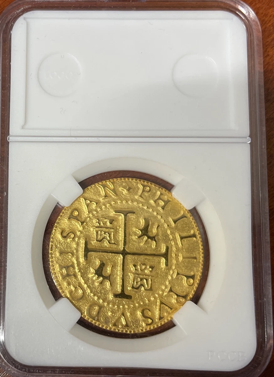 Spanish gold hotsell coin necklace
