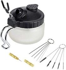 Ausuc - Set di Pulizia per Aerografo, composto da 4 Pezzi quali Contenitore,