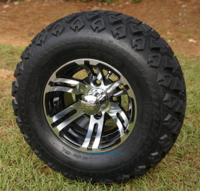 10'' BULLDOG WHEELS AND 20x10-10'' DOT ALL TERRAIN TIRES COMBO - SET OF 4