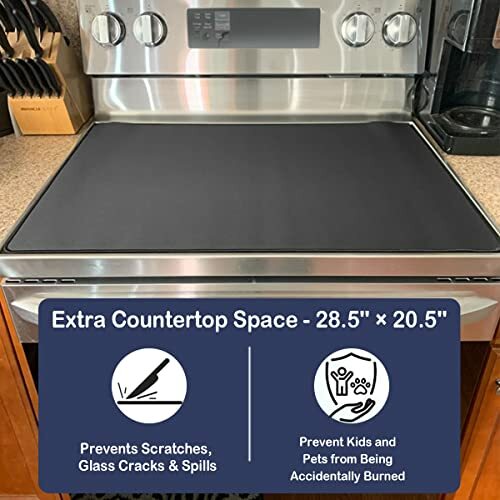 glass stove top cover for rv