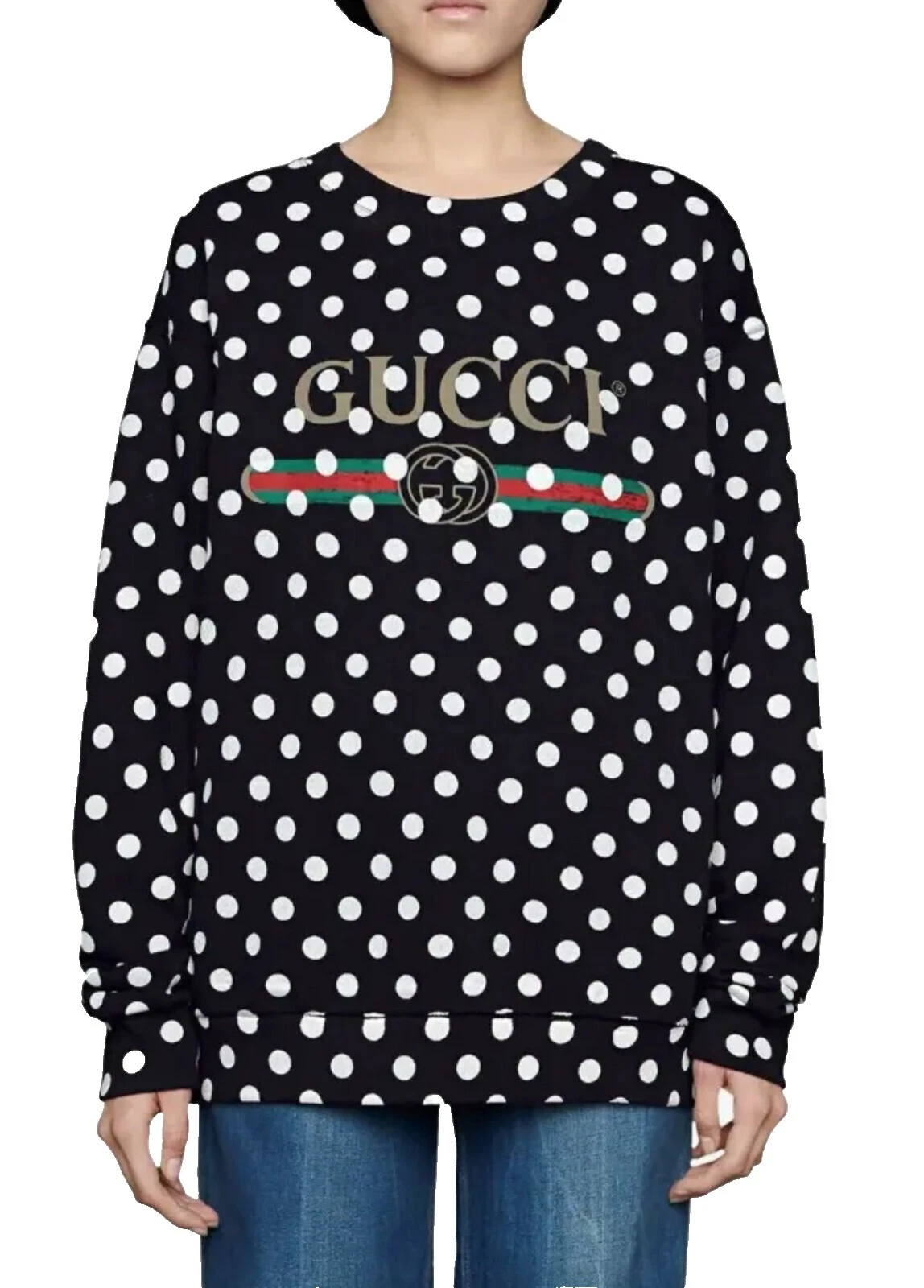 Polka Dot 100% algodón Sudaderas para Mujer