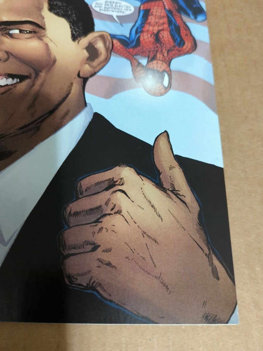 アメージングスパイダーマン #583 オバマ 1st print Amazing Spider-Man #583 (Obama Cover) Value - GoCollect