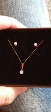 Treasure Box Necklace and Earrings set