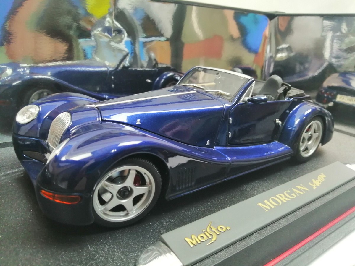 Maisto 1/18 MORGAN AERO 8 Blue Diecast metal model sports car
