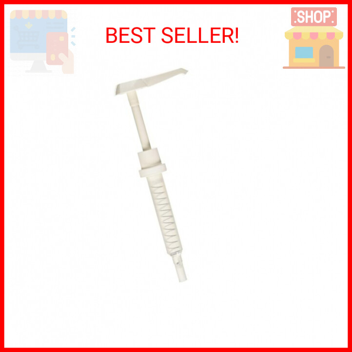 Snappy Popcorn Syrup Pump Dispenser for Gallon Jug, 1 Ounce, White