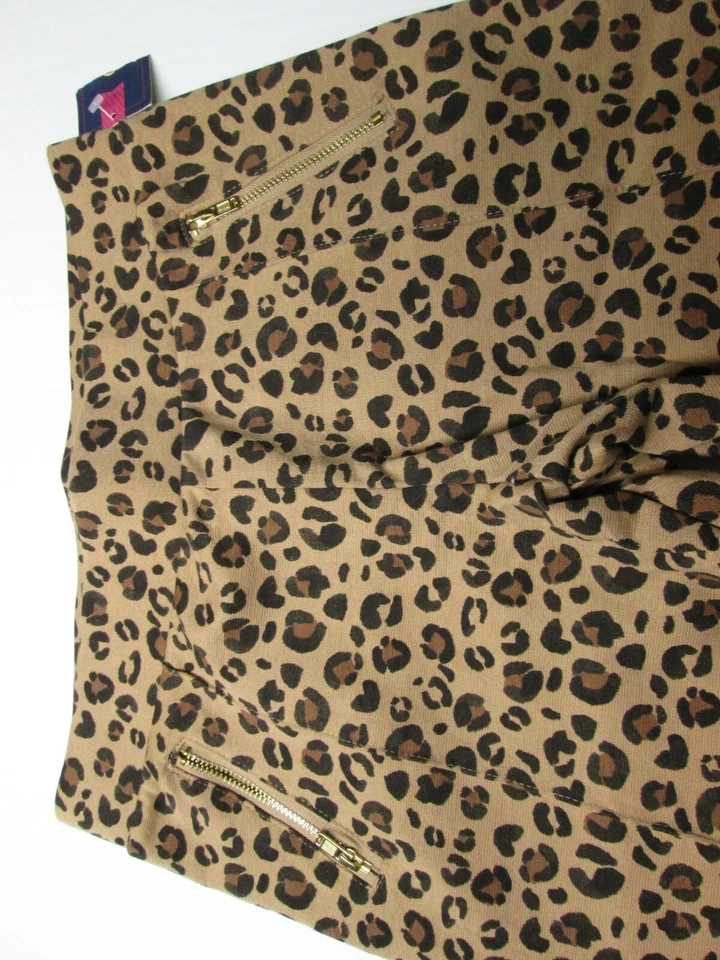 Брюки молодежные для девочек XHILARATION размер XL 14/16 хлопок с анималистическим принтом - Изображение 2 из 4