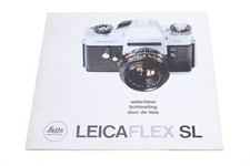   LEICA LEICAFLEX SL CAMERA  LENSES ORIGINAL PRODUCT GUIDE BROCHURE DUTCH 124
