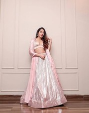 Latest Designer Satin Silk Lehenga Choli With Dupatta For Wedding Wear