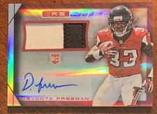 Devonta Freeman 2014 RPA Jersey Auto Rookie RC Rookies & Stars #RM-DF 4/5