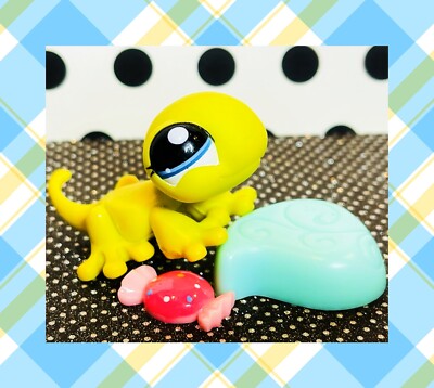 ❤️Authentic Littlest Pet Shop LPS #2601 Colorfully Cute Blind Bag Green  Gecko❤️