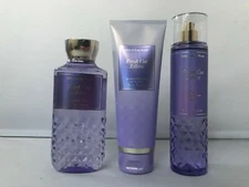  Bath and& Body Works FRESH CUT LILAC  Body Cream Shower Gel  Mist GIFT SET OF 3
