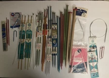 Vintage  Zephr Double Point Knitting Needles & Boye Sizes 3-11, 13, 5" Diameter