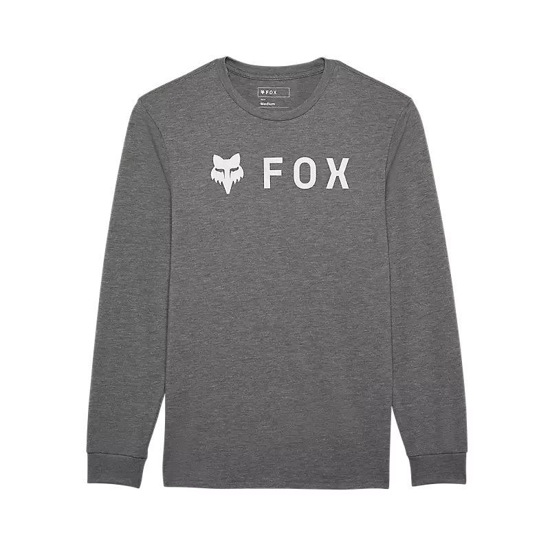 Fox Head Tshirt Long Sleeve Round Neck Absolute Tech Grey