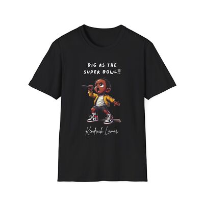 Kendrick Lamar Big As The Super Bowl Halftime Show Tee Hip Hop Graphic Shirt
