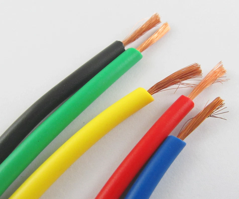 1 Set 5 Colors 1M 3.3Ft 16AWG Heatproof/Low Resistence Soft Silicon Wire Cable - Image 2 of 4