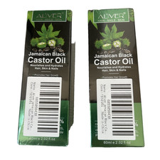 ALiver LOT OF 2 PCS -Jamaican Black Castor Oil 100 Pure Cold Pressed 2oz each