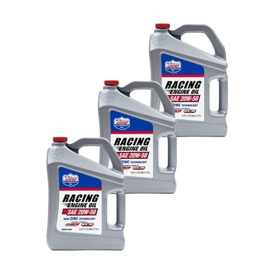 Lucas Oil 10621 SAE 20W-50 Racing Engine Oil - 5 Quart (Pack of 3) Conventional