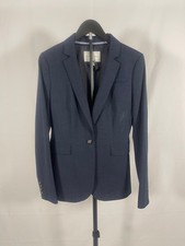 Banana Republic Navy Stretch Blazer Jacket Size 10 95 Wool Jacket