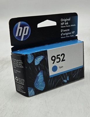L0S49AN OEM HP #952 Cyan Ink. Expired