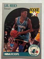 1990-91 NBA Hoops #57 JR Reid Charlotte Hornets