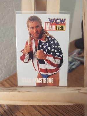 1995 CARDZ WCW Main Event Brad Armstrong #18 Rookie RC