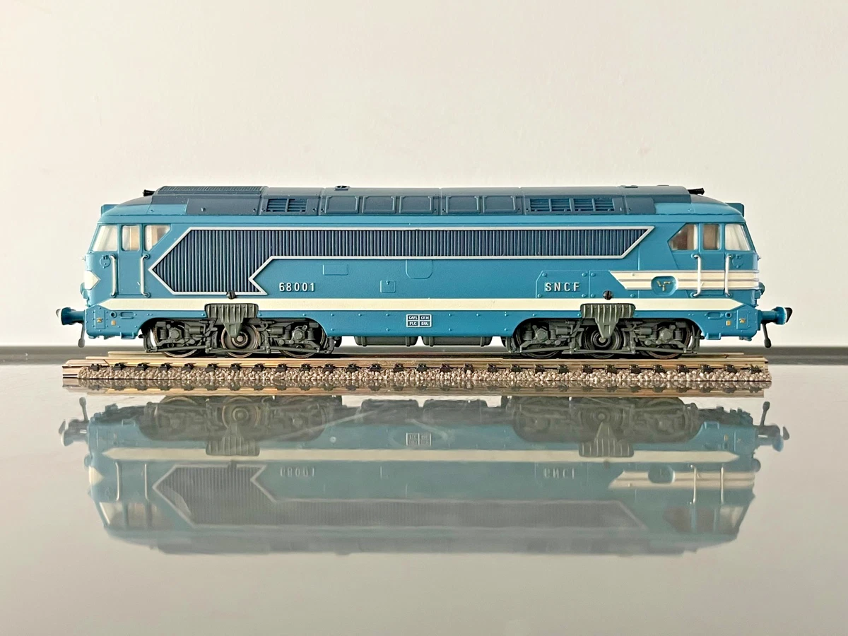Locomotive Diesel Fleischmann 1386 – A1A A1A 68001 SNCF – Époque 4 – HO – Analogique