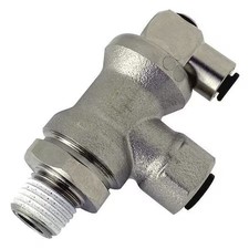 Legris 7885 56 14 Lockout Valve, Tube Sz 1/4 In, Brass
