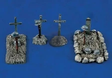 1: 35  Resin Model GK, Resin Monument Model Scene Layout in Unpainted State