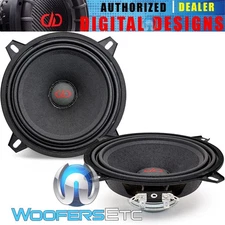DD AUDIO VO-MN105-S4 5.25" 100W RMS 4-OHM NEO MIDRANGE CAR AUDIO SPEAKERS NEW