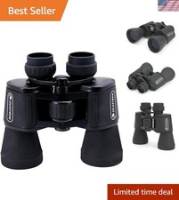 Versatile 10x50 Porro Binoculars with Tripod Mount   Perfect for Adventures