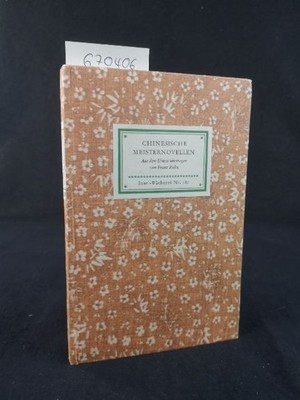 Chinesische Meisternovellen (übertr. von Franz Kuhn). Insel-Bücherei Nr.: 670406