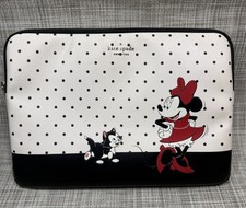 Kate Spade New York Minnie Mouse Polka Dot Leather 15" Padded Laptop Sleeve Case