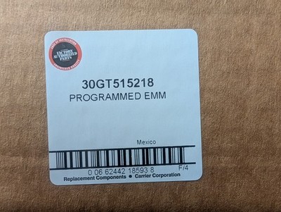 Programmed Carrier EMM  Board 30GT515218