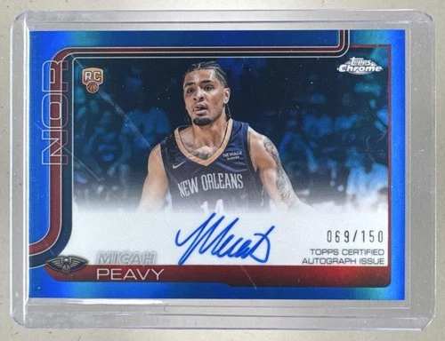 2025 Topps Signature Micah Peavy Blue (RAW)