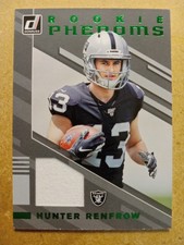 2017 Donruss Green Rookie Phenoms Jerseys Hunter Renfrow RC  RPJ-40