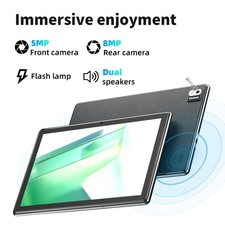 SGIN New SGIN 10.1" Tablet 8GB RAM 128GB ROM Android 12 Octa-Core 4G LTE GPS Google 4