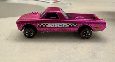 ミニカー Hot Wheels Custom Fleetside 1968 Redline HOT WHEELS REDLINE Custom Fleetside 1968 Pickup Truck HOT PINK