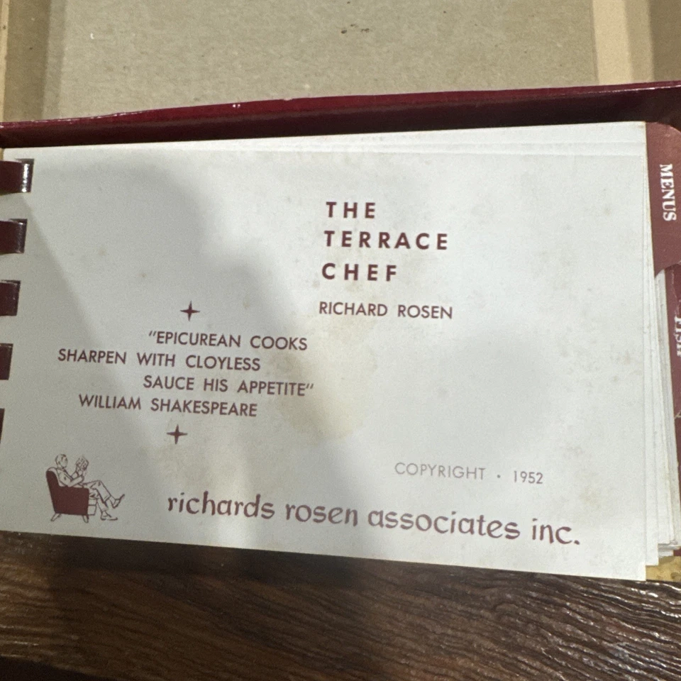 "The Terrace Chef: Richard Rosen's Festive Barbecue Recipes" 1952 Richard Rosen - Image 4 of 4