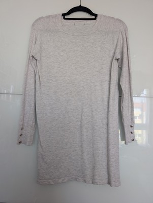 Weißer Dünner Longpullover In Größe L 40 Von Colosseum