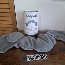 Nodpod Sleep Mask - Weighted Blanket For Your Eyes Elephant Gray Color With Box