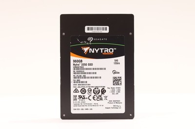 Seagate Nytro 3350 XS960SE70045 960GB 2.5'' 12Gb/s SAS SSD P/N: 3FL236-003 Tested