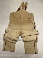 Vintage Walls Zero-Zone Duck Insulated Bib Overalls 42x44 Tan Workwear USA A