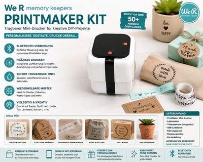 We R Memory Keepers 60000081 WE R Printmaker Kit, transparent