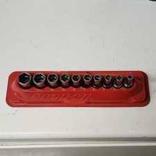 Snap On 1/4 Midlength Socket Set 3/16-9/16