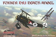 Atlantis Fokker TriPlane DR.1 Death Angel airplane 1:48 scale aircraft model kit